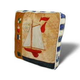 Aberto Design Cojín YM1020 Multicolor 42 x 42 cm